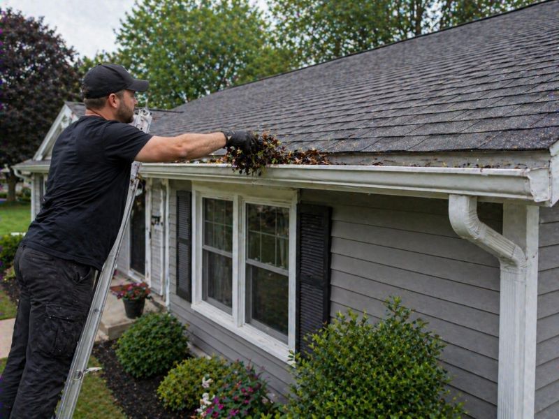 Rain Gutter Clearing in Monmouth County, NJ